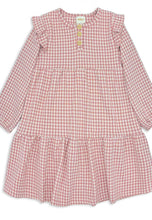 Load image into Gallery viewer, Milky - Rose Check Frill Dress