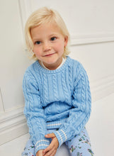 Load image into Gallery viewer, Milky - Cornflower Cable Knit Jumper - Cornflower