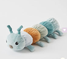 Load image into Gallery viewer, Pilbeam Caterpillar Rattle - blue