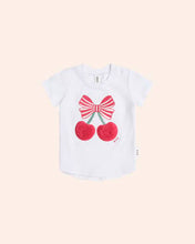 Load image into Gallery viewer, Hux Baby Cherry Pie Tee - White
