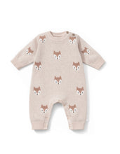 Load image into Gallery viewer, Aster & Oak Fox Knit Romper