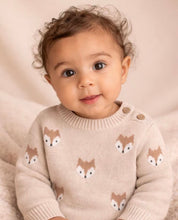 Load image into Gallery viewer, Aster & Oak Fox Knit Romper