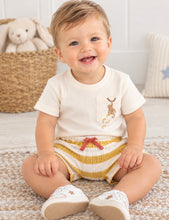 Load image into Gallery viewer, Bebe/Fox & Finch Sway Organic Wide rib Shorts & Tee SET