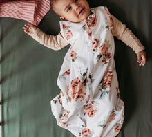 Load image into Gallery viewer, Snuggle Hunny Organic Cotton Sleeping Bags - 1.0 or 2.5 TOG RATED - Alice's Tea Party, Bear, Rosebud, Cherryblossom Butterfly or Dragon