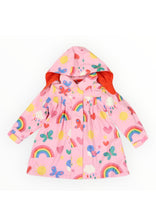 Load image into Gallery viewer, Korango Raincoats- Spring Rainbow, Aussie Animal (Beige) or Strawberries/Sprinkles or On the Farm