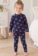 Load image into Gallery viewer, Hux Baby - Very Cherry Rib Leggings - Navy Multi