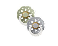 Load image into Gallery viewer, Bibs Dummies - Boheme - Glow in the Dark - sage/cloud or Blush/vanilla - 2 pack