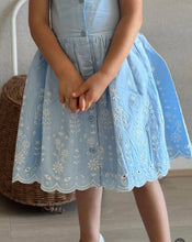 Load image into Gallery viewer, Bebe - Zara Embroidered Dress - sky blue