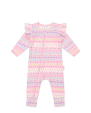 Load image into Gallery viewer, Huxbaby - Emoji Rainbow Frill Romper - Multi