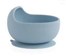 Load image into Gallery viewer, Living Textiles - Silicone Bowl with suction - Dusty Blue or Light Sage