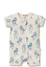 Load image into Gallery viewer, Wilson and Frenchy-petit puffin zip suit