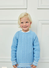 Load image into Gallery viewer, Milky - Cornflower Cable Knit Jumper - Cornflower