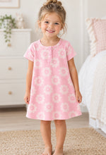 Load image into Gallery viewer, Milky Floral towelling dress