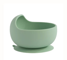 Load image into Gallery viewer, Living Textiles - Silicone Bowl with suction - Dusty Blue or Light Sage