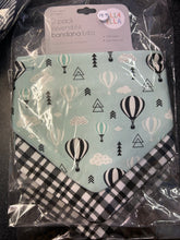 Load image into Gallery viewer, All4 Ella - Bandana Bibs - Reversible - BLAST OFF, BEEP BEEP, FOREST FRIENDS, DOG BREEDLIGHTNING, OUTERSPACE,LINED VEHICLE, SAGE DINO