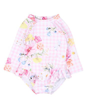 Load image into Gallery viewer, Bebe - Connie Print Long Sleeve Sunsuit/Swimmer