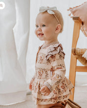Load image into Gallery viewer, Child of Mine - Vintage Teddies Flutter Dress