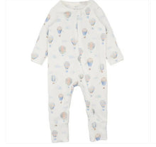 Load image into Gallery viewer, Bebe/Fox & Finch - Sky High Organic Long Sleeve Zipsuit