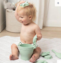 Load image into Gallery viewer, Living Textiles - 8pc Silicone Bucket set - Light Blue , Light Pink or Light Sage