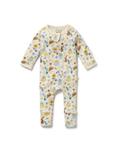 Load image into Gallery viewer, Wilson & Frenchy - Long Sleeve Daisy Mae Easter Zipsuit