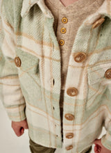 Load image into Gallery viewer, Milky - Soft Green Check Overshirt