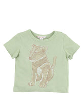 Load image into Gallery viewer, Bebe/Fox & Finch - Lion Cub Tee - Basil Green