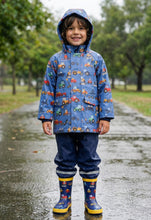 Load image into Gallery viewer, Korango Raincoats- Spring Rainbow, Aussie Animal (Beige) or Strawberries/Sprinkles or On the Farm