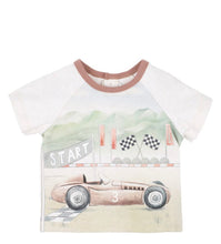Load image into Gallery viewer, Bebe - Finley Sports Car Tee - Oat Marle