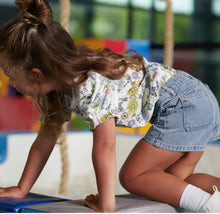 Load image into Gallery viewer, Milky- Utility Girls Denim Short