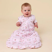 Load image into Gallery viewer, Snuggle Hunny Organic Cotton Sleeping Bags - 1.0 or 2.5 TOG RATED - Alice's Tea Party, Bear, Rosebud, Cherryblossom Butterfly or Dragon