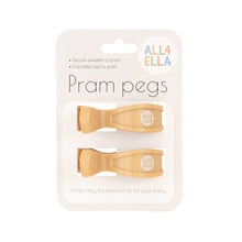Load image into Gallery viewer, All4 Ella Pram Pegs - set of 2 - Blue, Pink, Sand or Mustard