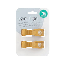 Load image into Gallery viewer, All4 Ella Pram Pegs - set of 2 - Blue, Pink, Sand or Mustard