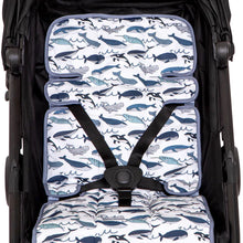 Load image into Gallery viewer, All4 Ella Pram Liners - Whales , Sweet Butterfly or Beige Dinosaurs