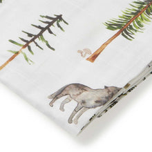 Load image into Gallery viewer, Snuggle Hunny Organic Muslin Wrap - Tea Party, White Rabbit, Strawberry, Lion, Alpha or Vintage Cars