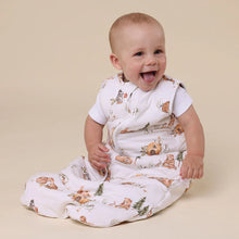 Load image into Gallery viewer, Snuggle Hunny Organic Cotton Sleeping Bags - 1.0 or 2.5 TOG RATED - Alice's Tea Party, Bear, Rosebud, Cherryblossom Butterfly or Dragon