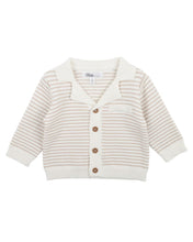 Load image into Gallery viewer, Bebe- Jude Gentleman Cardigan- Sand Stripe