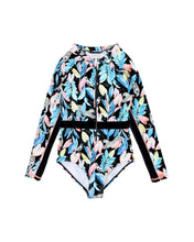 Load image into Gallery viewer, Bebe- Lexi Long Sleeve Swimsuit