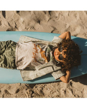 Load image into Gallery viewer, Fox & Finch - Bebe- Lounging Lizard- tee- Mist Grey