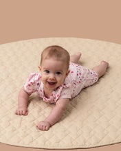 Load image into Gallery viewer, Bebe- Sadie Ditsy Short Sleeve Zip Romper