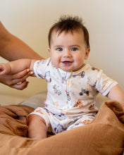 Load image into Gallery viewer, Bebe - Clayton Short Sleeve Zipsuit