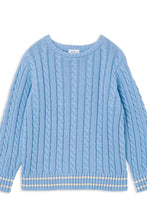 Load image into Gallery viewer, Milky - Cornflower Cable Knit Jumper - Cornflower