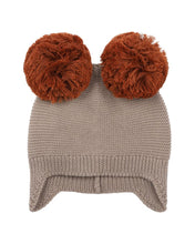 Load image into Gallery viewer, Bebe - Eli Pom Pom Knitted Beanie - Mocha