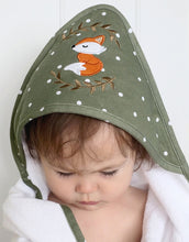 Load image into Gallery viewer, Living Textiles - Hooded Towel - Forest Retreat