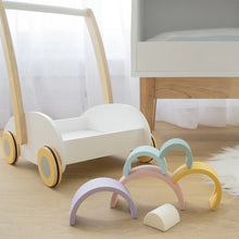 Load image into Gallery viewer, Living Textiles - Silicone Rainbow Puzzle - Sorbet or Rose