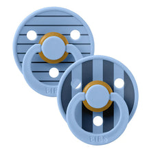 Load image into Gallery viewer, Bibs Dummies - Studio Colour - 2 pack - Round Teat