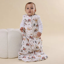 Load image into Gallery viewer, Snuggle Hunny Organi Cotton Sleeping Bags - 2.5 or 1.0 TOG RATED - Diggers/Tractors/Dragons / Rosebud or Butterfly