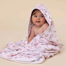 Load image into Gallery viewer, Snuggle Hunny Organic Jersey Baby wrap set, Rose Bud, Taking Flight, Alice's Tea Party, Fairy Garden, Little Racer, Lilac skies