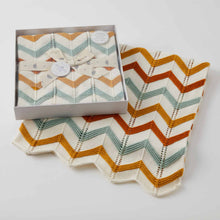 Load image into Gallery viewer, Pilbeam/Jiggle &amp; Giggle Zig Zag Blanket - Blush or Brick - Boxed
