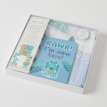 Load image into Gallery viewer, Jiggle & Giggle Milestone Muslin Set - Dinosaurs