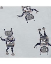 Load image into Gallery viewer, Bebe - Roboto - Zip Onesie - Roboto Print